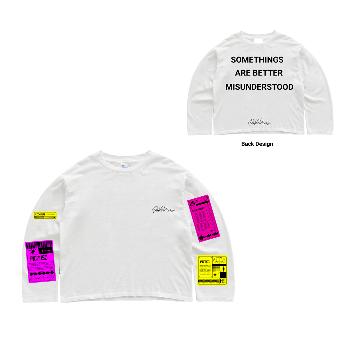 PICCASO MISUNDERSTOOD LONG SLEEVE T-SHIRT