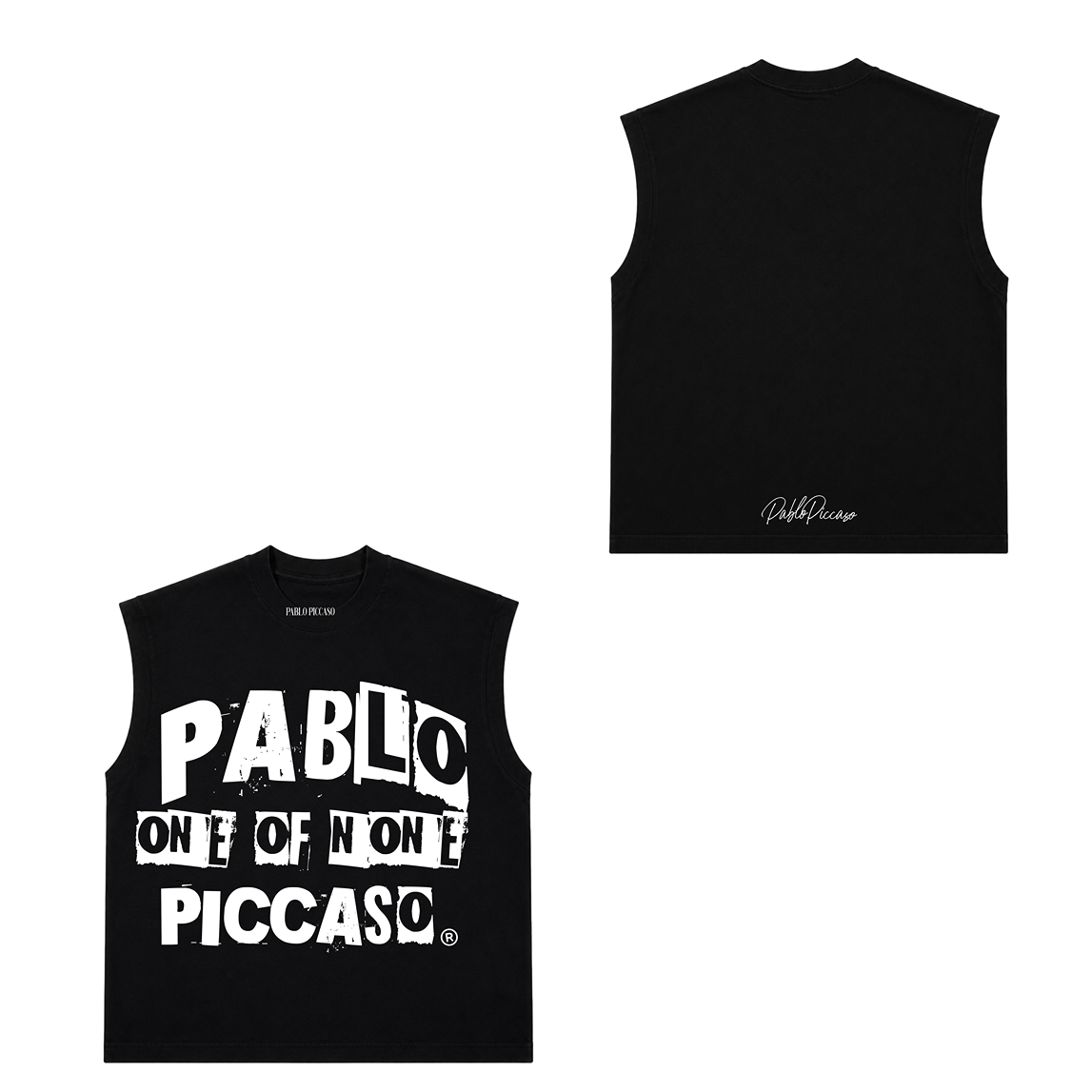 The Archive Sleeveless Tee (BLACK)